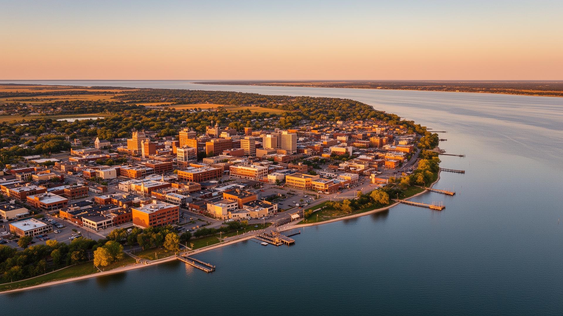 Oshkosh Wisconsin cityscape