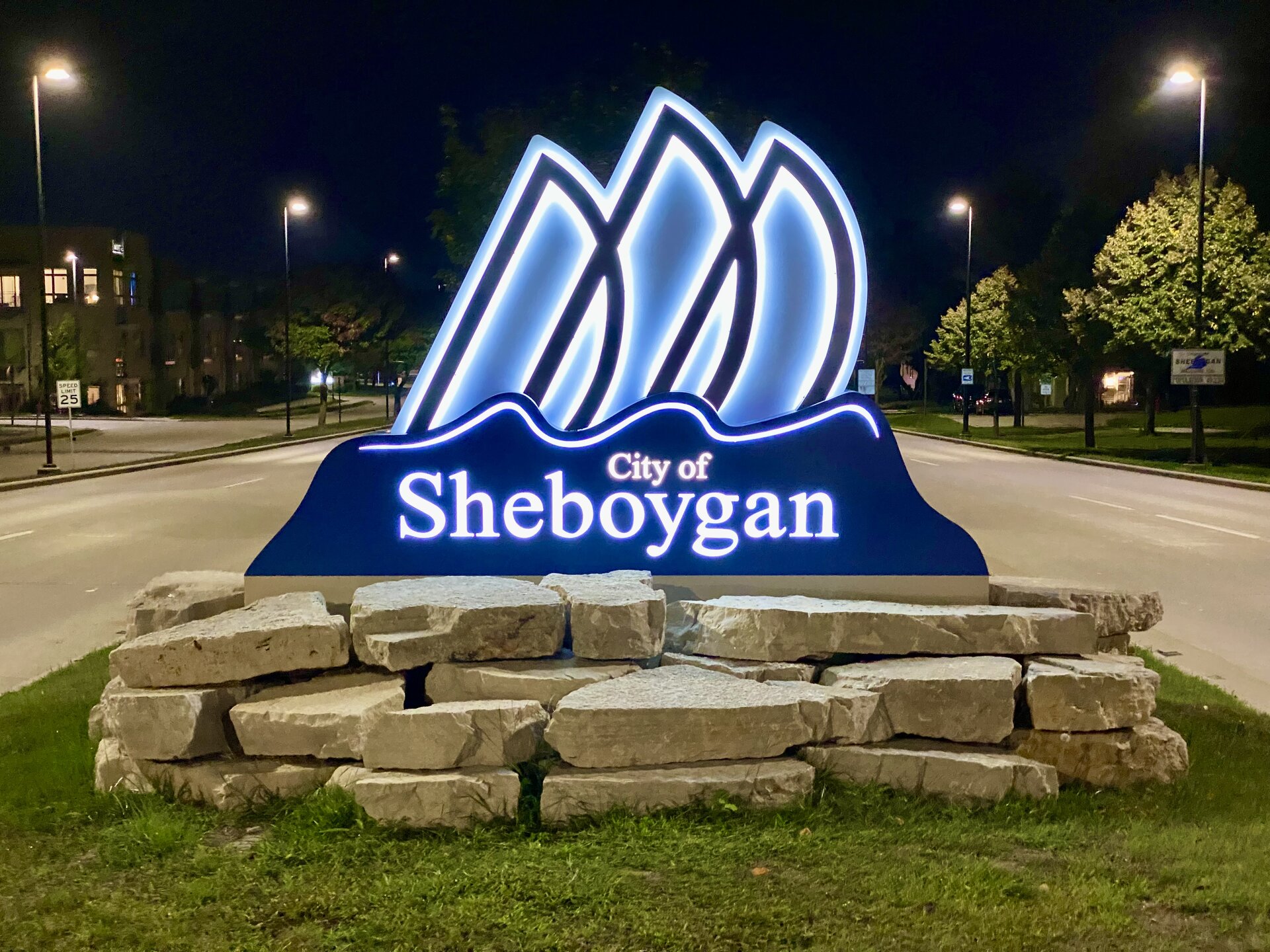 Sheboygan Wisconsin cityscape