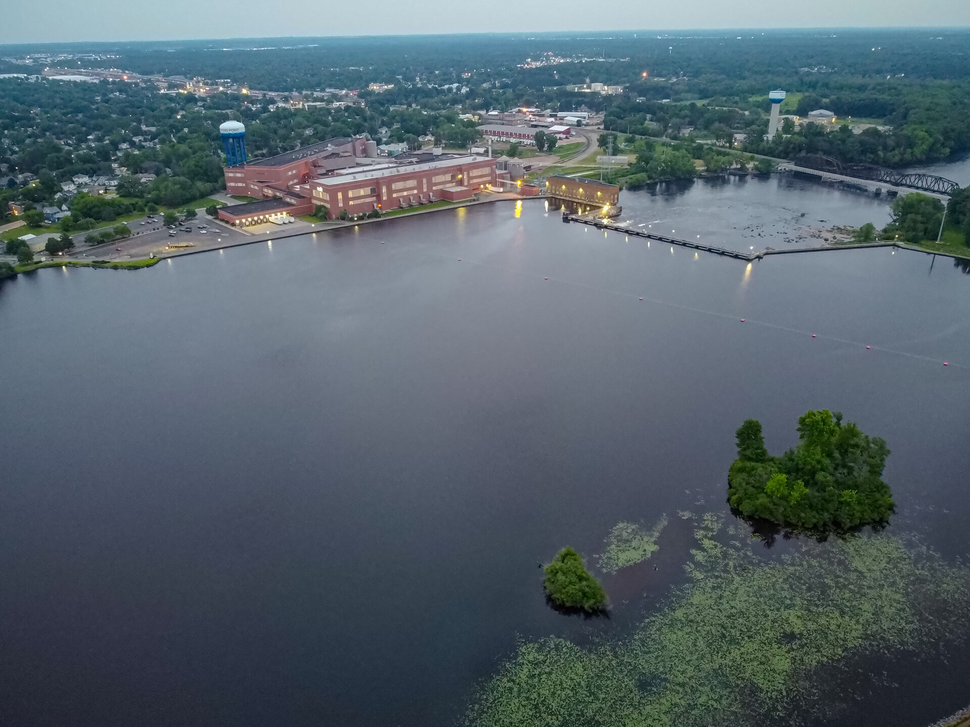 Stevens Point Wisconsin cityscape