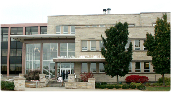 Waukesha Wisconsin cityscape